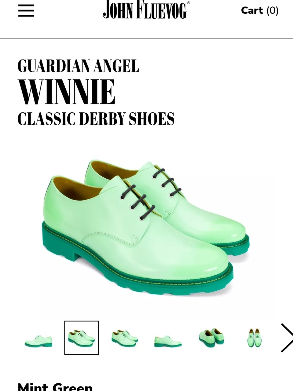 John Fluevog Mens M9 Winnie shoes